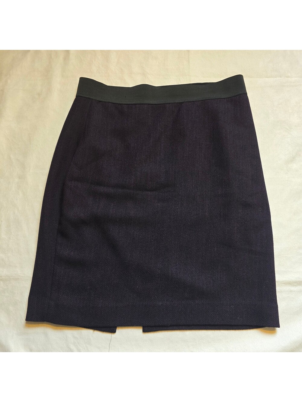 Express Women's Black Pencil Skirt with Leopard Print Lining, Size 10